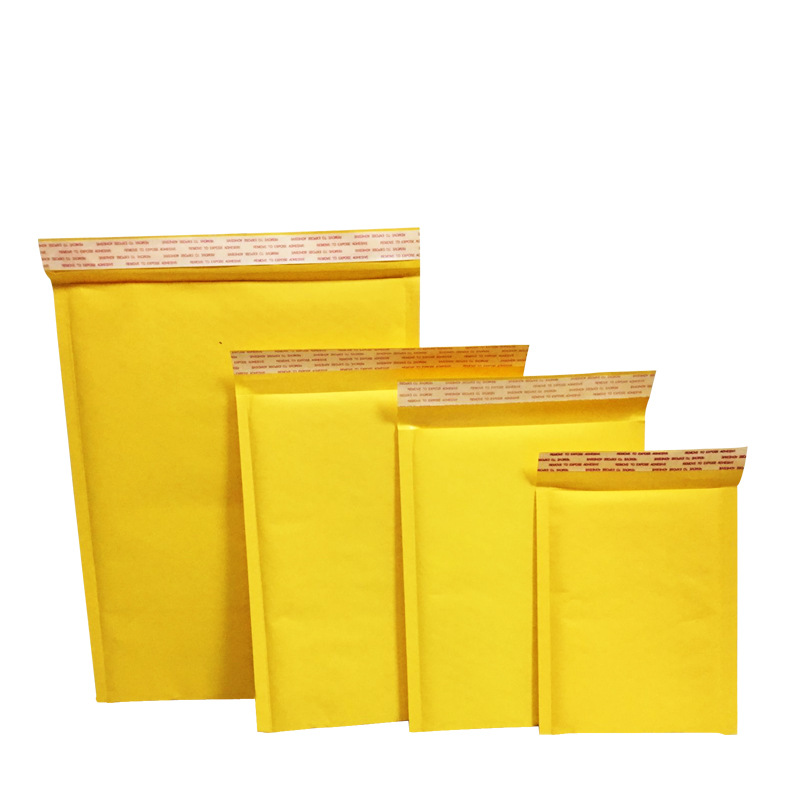 Bubble Envelope Bubble Bag Custom Kraft Paper Bubble Bag Bubble Envelope Bag Packaging Bag Silk Screen Logo Pattern