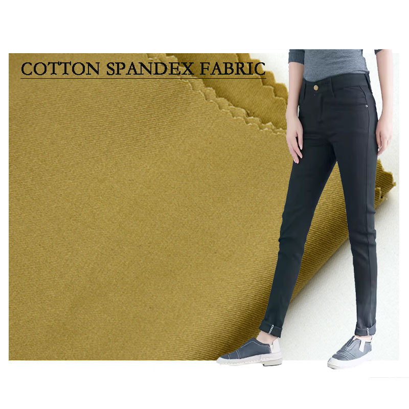 Cotton four-sided elastic twill fabric 180g woven fabric fabric cotton four-sided elastic pants fabric
