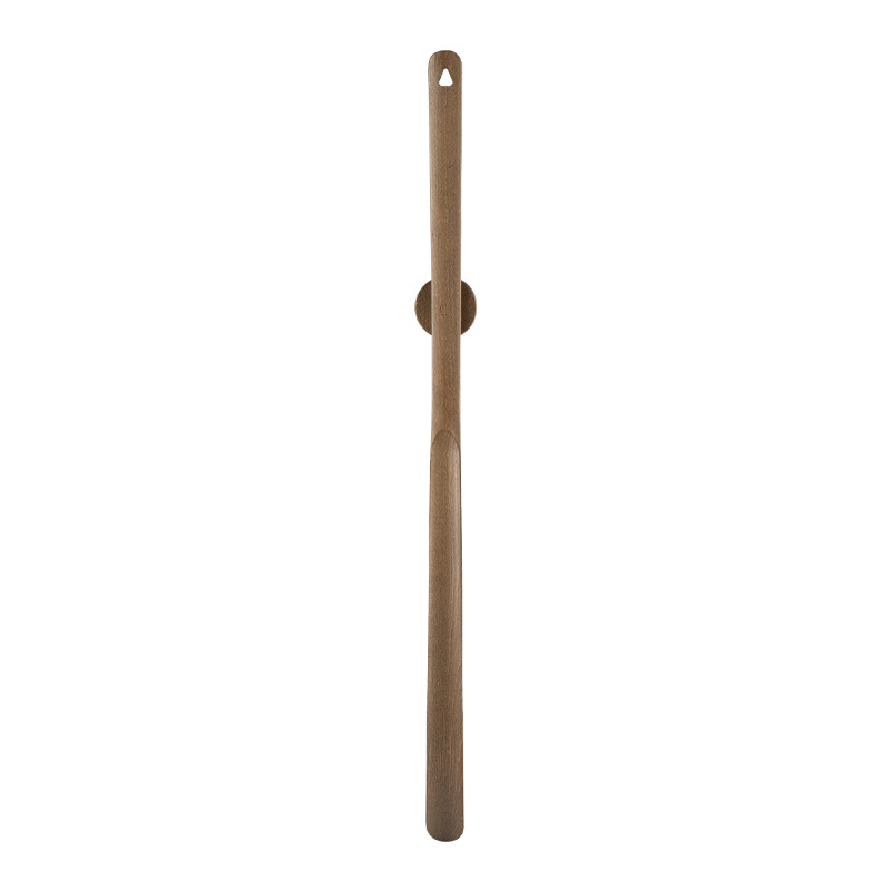 Picture of Wangshe Black Walnut Plus Long Handle Magnetic Suction Shoe Puller for the Elderly and Pregnant Women Licking Shoe Stick Solid Wood Advanced Wear Shoe Artifact Shoe Pulling