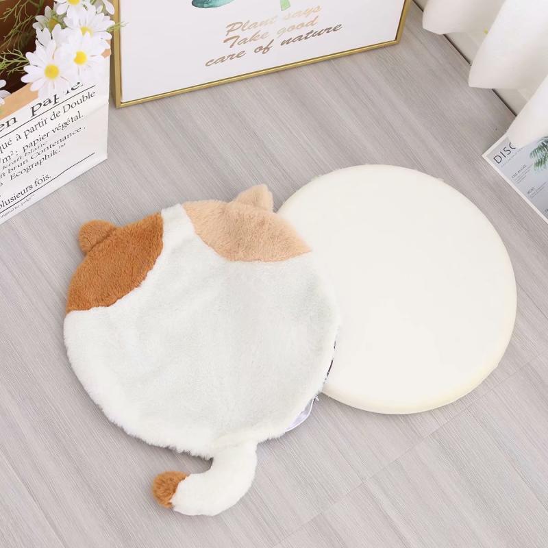 Picture of Japanese Style Cat Cushion Slow Rebound Sofa Student Dormitory Chair Cushion Soft Butt Cushion Memory Foam Removable and Washable