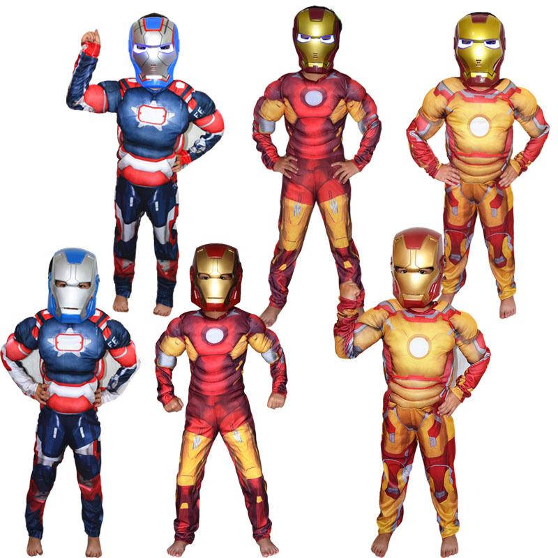 Picture of Spring and Autumn Iron Man Costume Stage Performance Suit Cosplay Children's Avengers Trendy Performance Costume