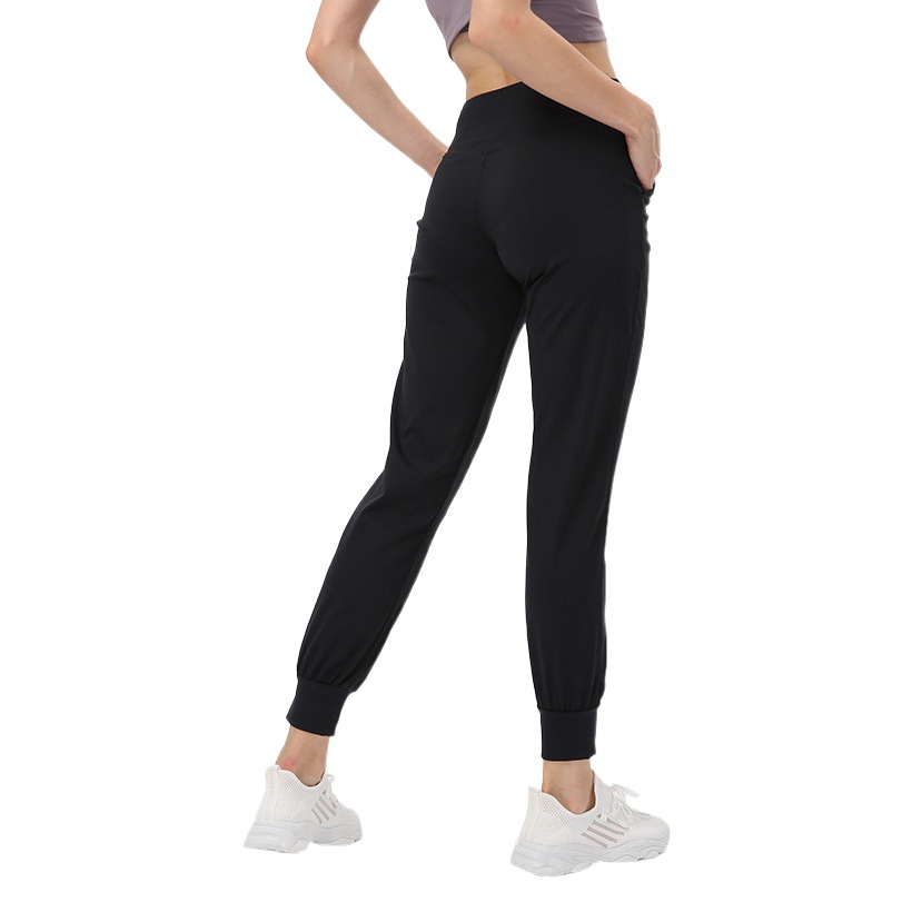 Micro-Flared Yoga Pants for Women, Thin Summer High-Waisted Leggings Fitness Pants, Loose Slimming Look Antibacterial Nude Sports Casual Pants