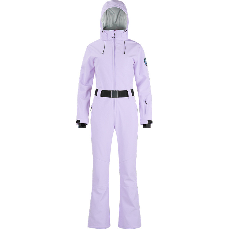 Picture of Cross-Border New Ski Suit for Women, Slim Fit, Windproof, Waterproof, Breathable and Warm, Outdoor Double-Board One-Piece Snow Suit