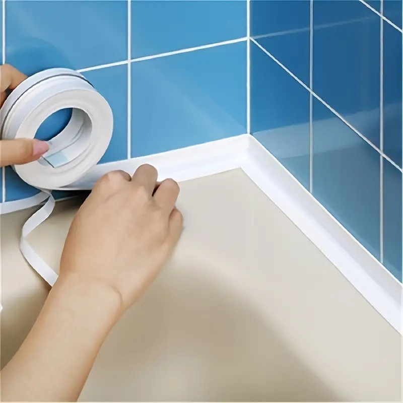 Picture of Cross-Border Temu Bathroom Waterproof Toilet Toilet Kitchen Waterproof Strip Tape Seal Strip Mildew-Proof Seam