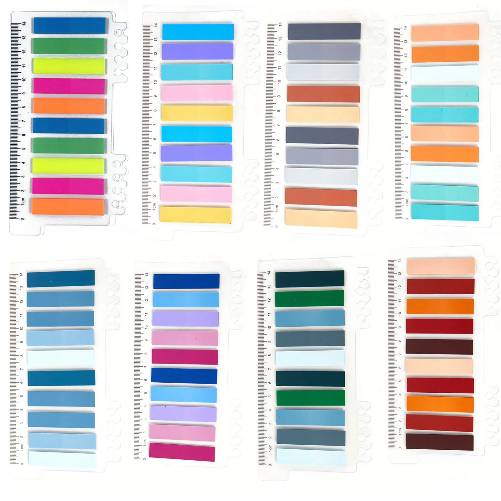 Morandi Index Sticker Color Transparent Post-it Notes Student Reading Marker Sticker