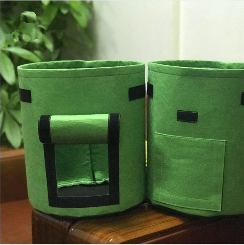 Felt Planting Bag Potato Felt Planting Bucket Nursery Bag Special-shaped Planting Bag