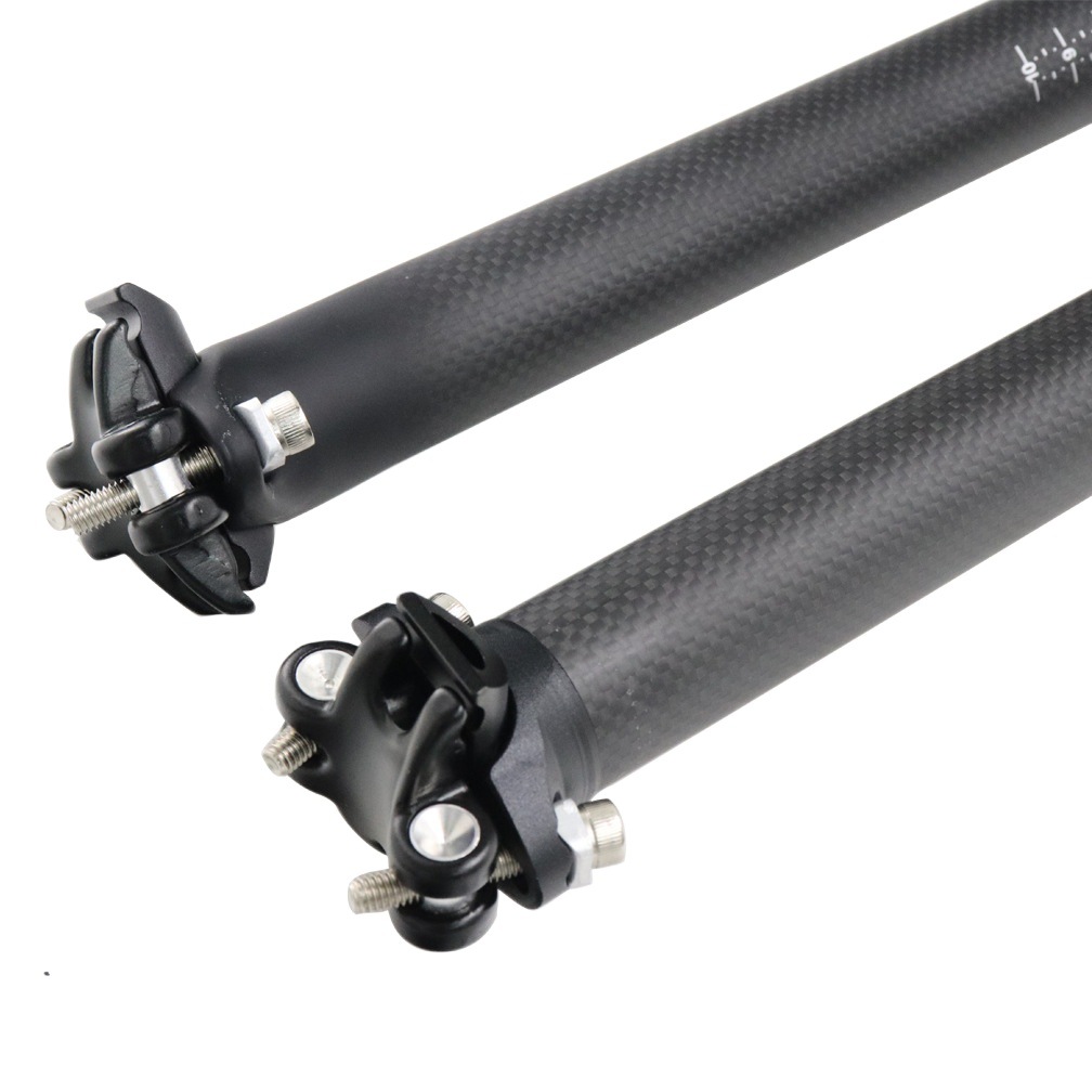 No LOGO lightweight carbon fiber bicycle seat tube/27.2/30.8/ 31.6 dead flying seat tube seat rod