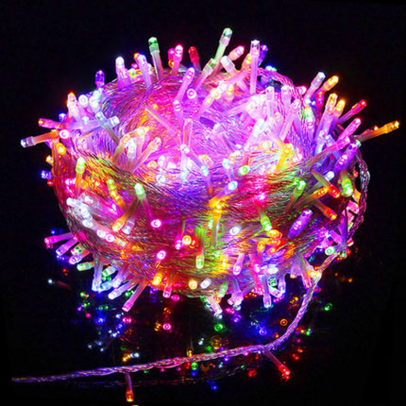 Picture of Solar LED string lights, outdoor camping tent atmosphere lights, night market stall lights, room decoration spherical star lights