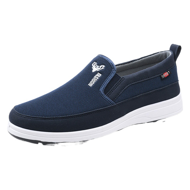 Middle-aged and elderly one-pedal old Beijing cloth shoes men's 2024 spring and summer new cross-border foreign trade men's shoes manufacturers a generation of hair