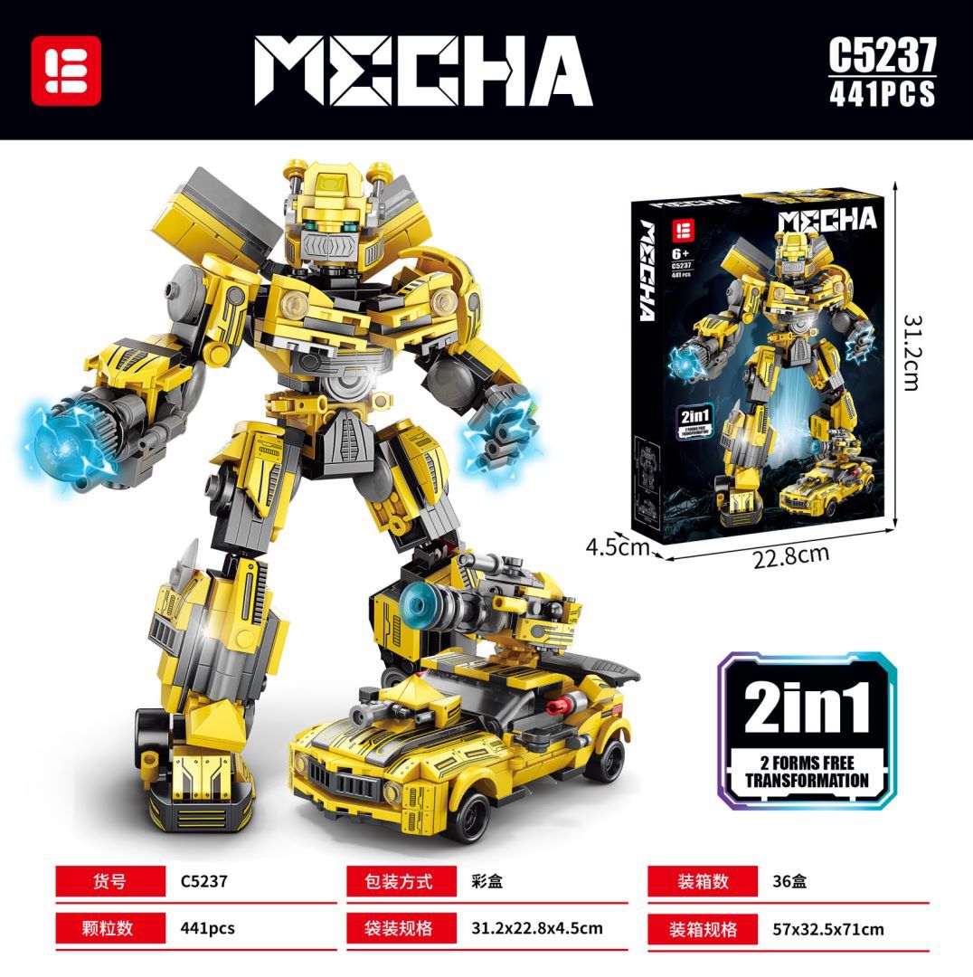 Picture of Wow, Custom Assembled Building Blocks Wasp Mecha 8847 Deformation Optimus Prime Gift Robot Children's Toys