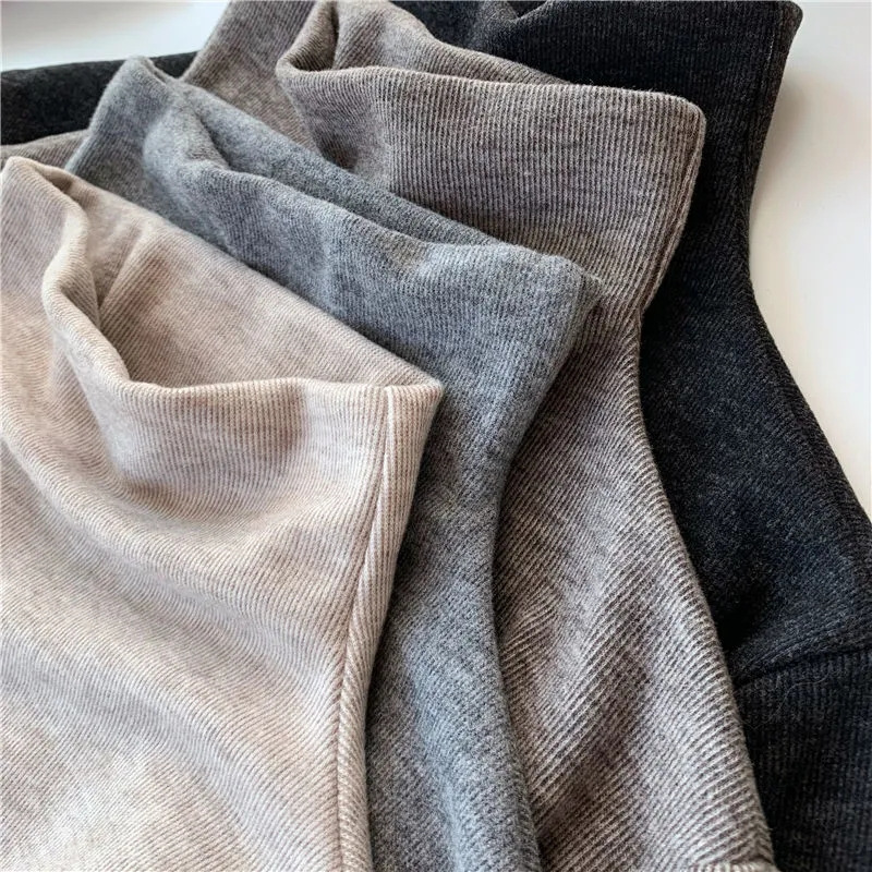 Picture of Cationic Velvet fleece-lined Warm Half-turtleneck Base Shirt Women's Autumn and Winter New Slim-fit All-match Long-sleeved Top