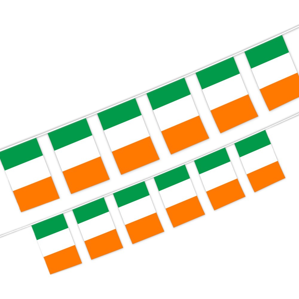 14*21cm Irish string flag 20*28cm square flag fans decorative flag pull flag polyester flag manufacturers