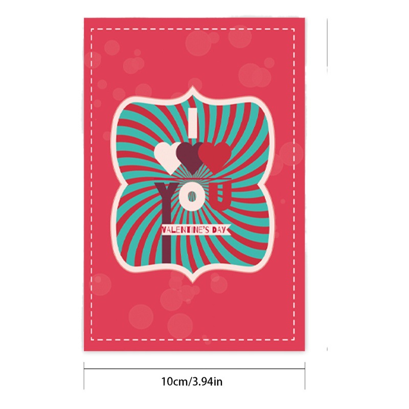 2024 Valentine's Day Card Sticker Valentine's Sticker Gift Sticker Bouquet Card
