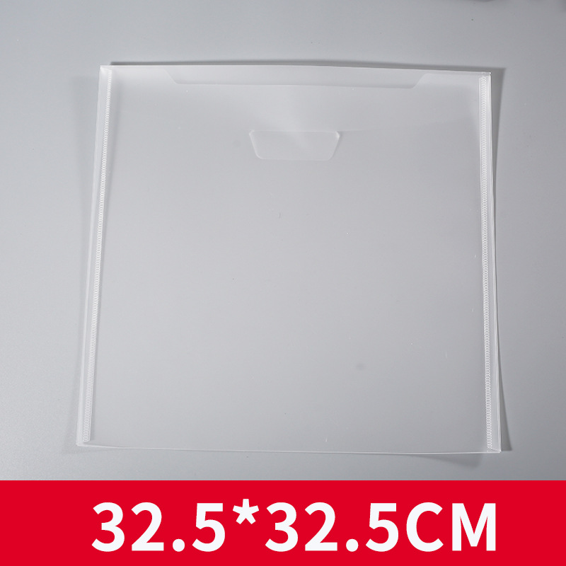 Picture of Pin Yue Wholesale A5 Horizontal Socket-Type Transparent File Bag Customized A7 Size Vertical Knife Mold Invoice Bag