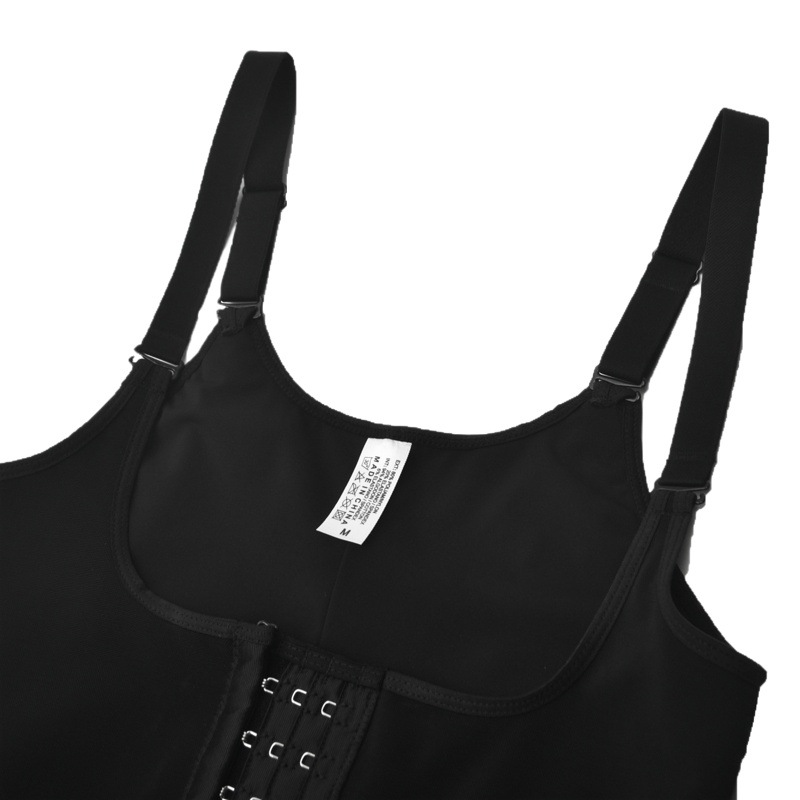 Cross-border Direct Supply New Zipper Body Shaping Jumpsuit Large Size Women's Belly-closed Pants Beauty Clothes Belly-closed Waist One-piece Vest