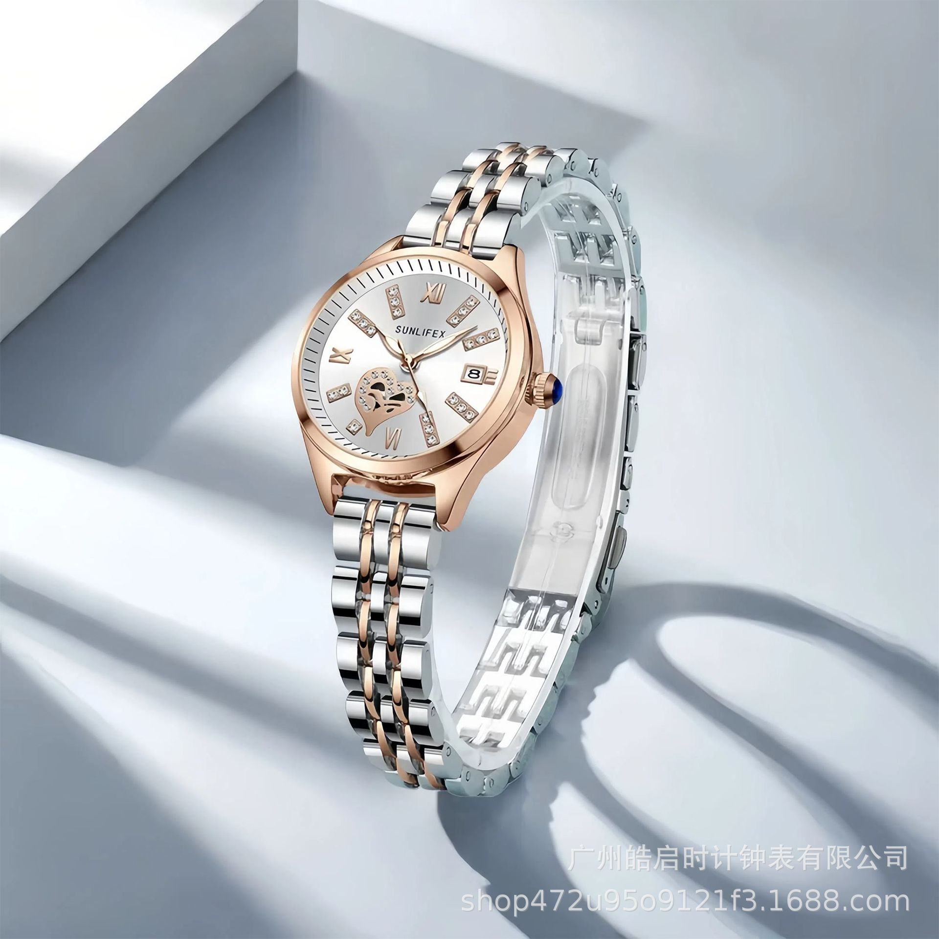 Sunlifex New Waterproof Calendar Luminous Ladies Watch Student Korean Version Trendy Fashion Luxury Quartz Watch