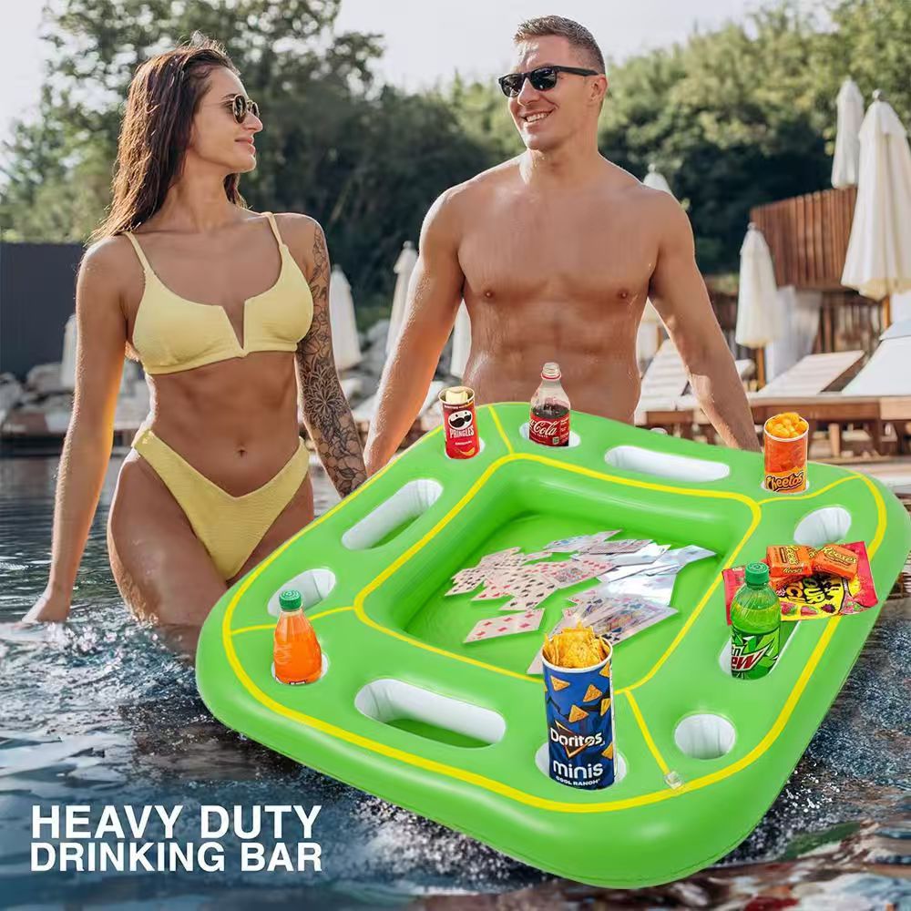 Picture of Inflatable Tanning Pool Spray Water Toy Double Lounge Chair Baby Sunshade Seat Water Slide Adult Floating Lounger