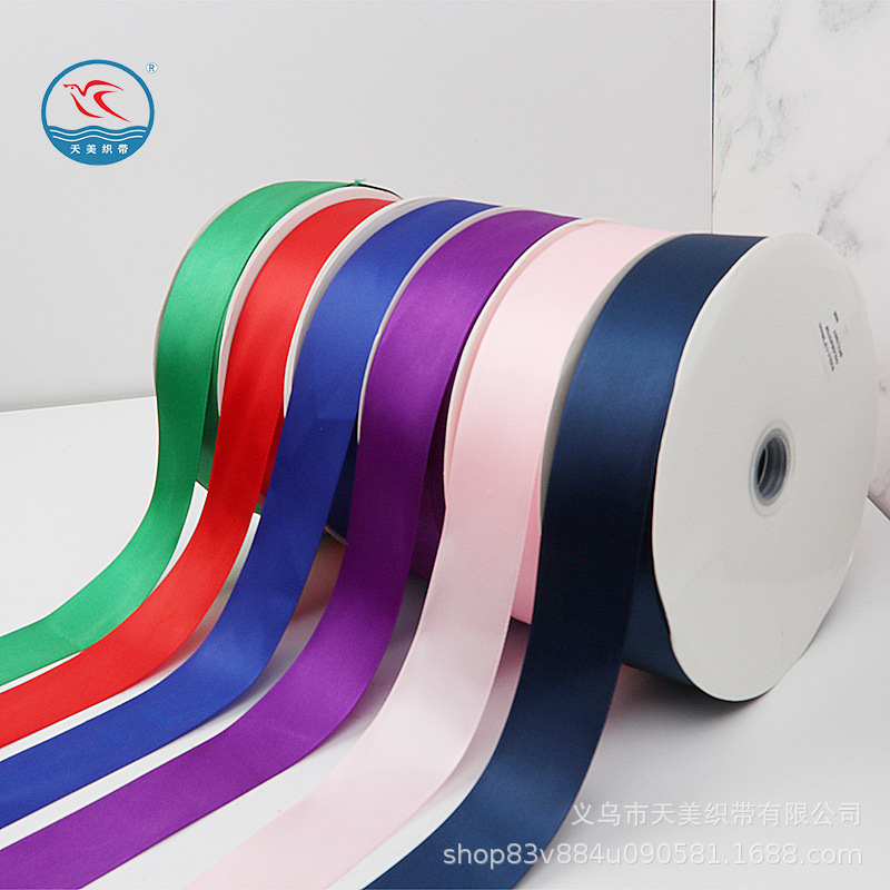 3.8CM Encrypted Polyester Belt Gift Packaging Ribbon Garment Accessories Candy Flower Decoration Ribbon Ribbon Accessories