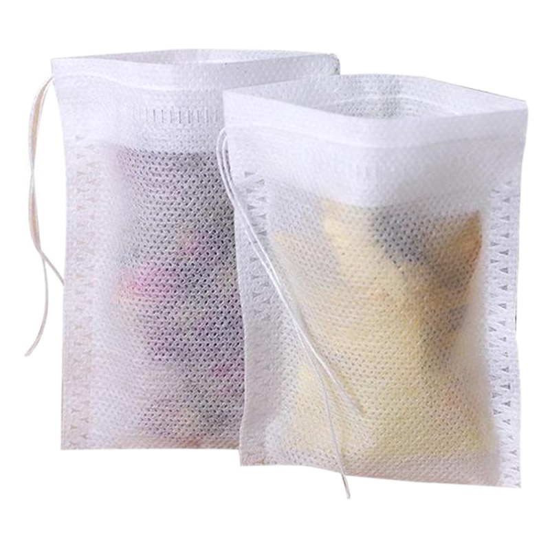 Wholesale 6*8cm non-woven drawstring bag tea packaging decocting filter residue bag foot bath bag tea bag