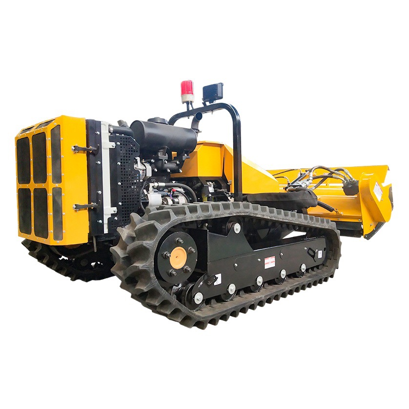Dam slope protection lawn mower all-terrain reservoir slope 60 degree lawn mower barren mountain cleaning lawn mower source factory