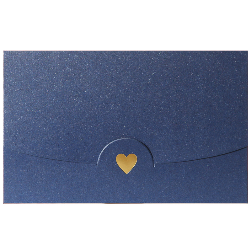 Picture of Small greeting card envelope card sleeve gilded love special paper envelope western color small envelope pearl paper envelope