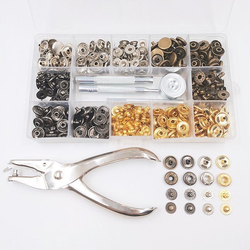 4 color 12.5mm copper metal 633 snap button suit tool button clothing leather goods dark button button