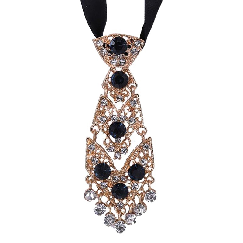 Metallic Diamond Small Tie Men's Bow Tie Wedding Dress Collar Flower Children's Gentleman Suit Shiny Crystal Tie
