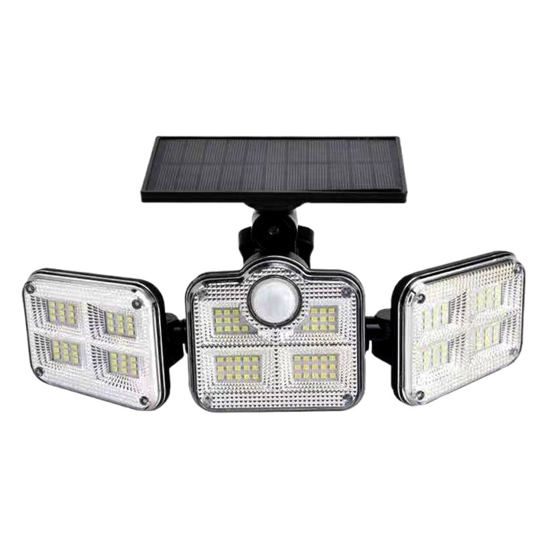 Solar Lighting Three-Head Split Wall Light Led Outdoor Garden Light Home Outdoor Induction Integrated Street Light