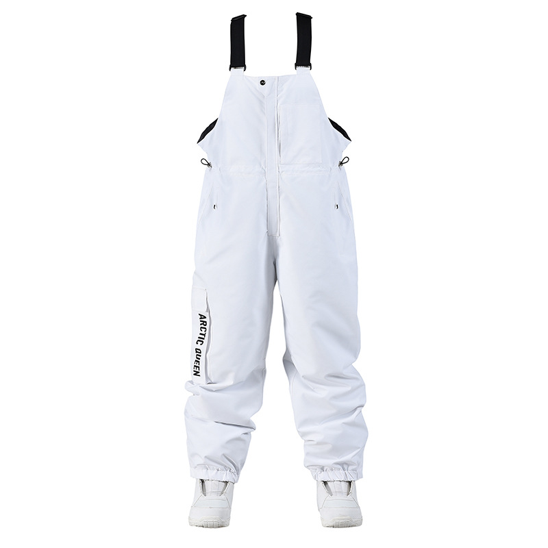Picture of Ski suspenders for men and women OVER SIZE winter outdoor windproof snowboard pants one-body snow pants warm