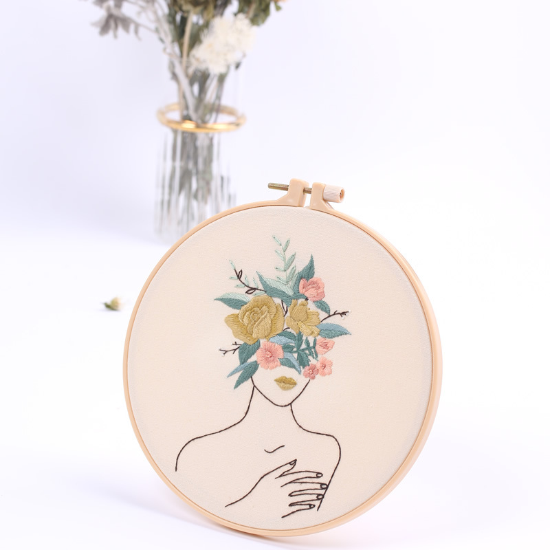 Picture of Xin makeup original body art embroidery diy material package Amazon cross-border English factory direct Su embroidery