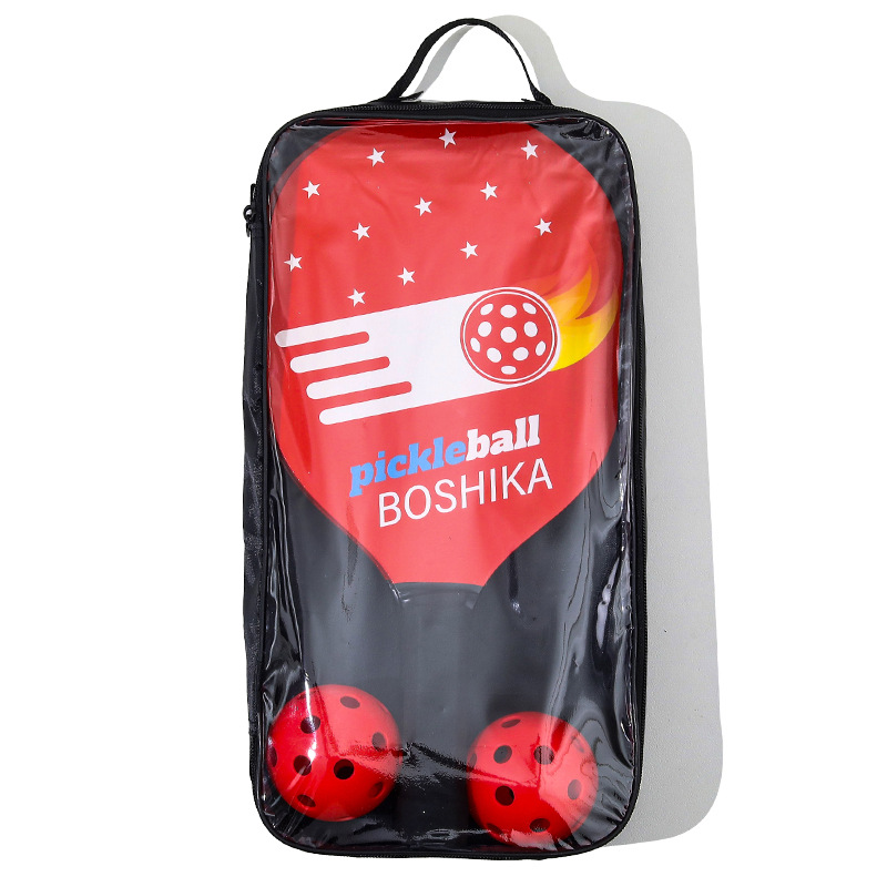 Picture of Wooden Peak Racquet Beach Racquet suit with Ball Outdoor Sports Fitness Products suit Combination Plate Racquet
