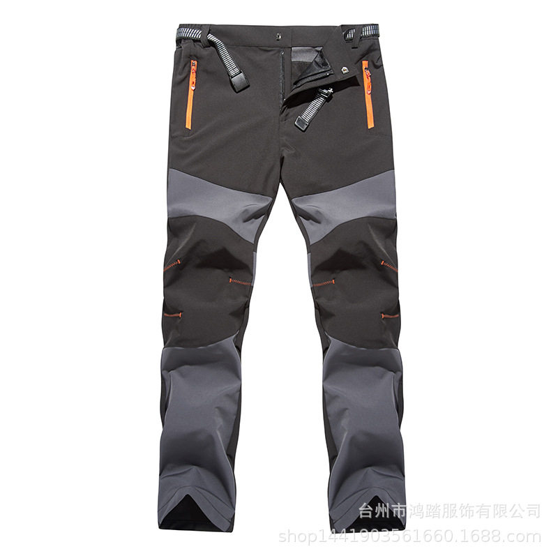 Picture of New Quick-drying Pants Men's Summer Outdoor Sports Spring and Autumn Thin Rush Pants Elastic Breathable Loose Large Size Mountaineering Pants