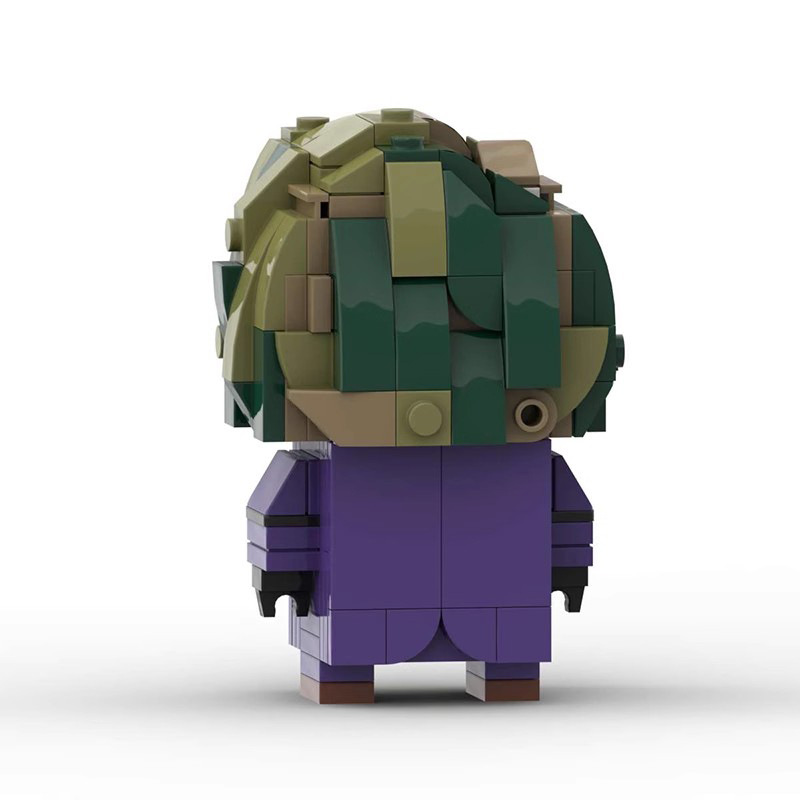 Picture of Compatible with Lego MOC domestic building blocks square head Batman trilogy creative clown style clothes assembly model