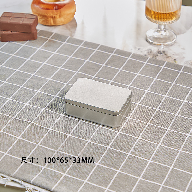 Picture of Hardware tools storage box needle thread screw banknote change photo card book chess and card iron box can be printed plus Neto