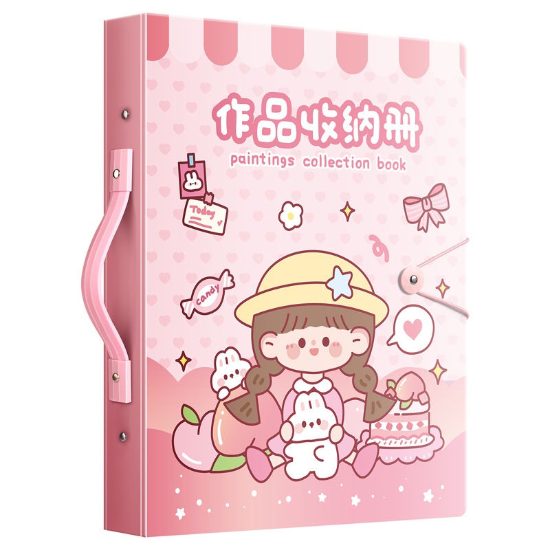 Picture of Kaba bear a3 picture album storage book children 4K8K open picture folder picture a2 picture book work painting set painting