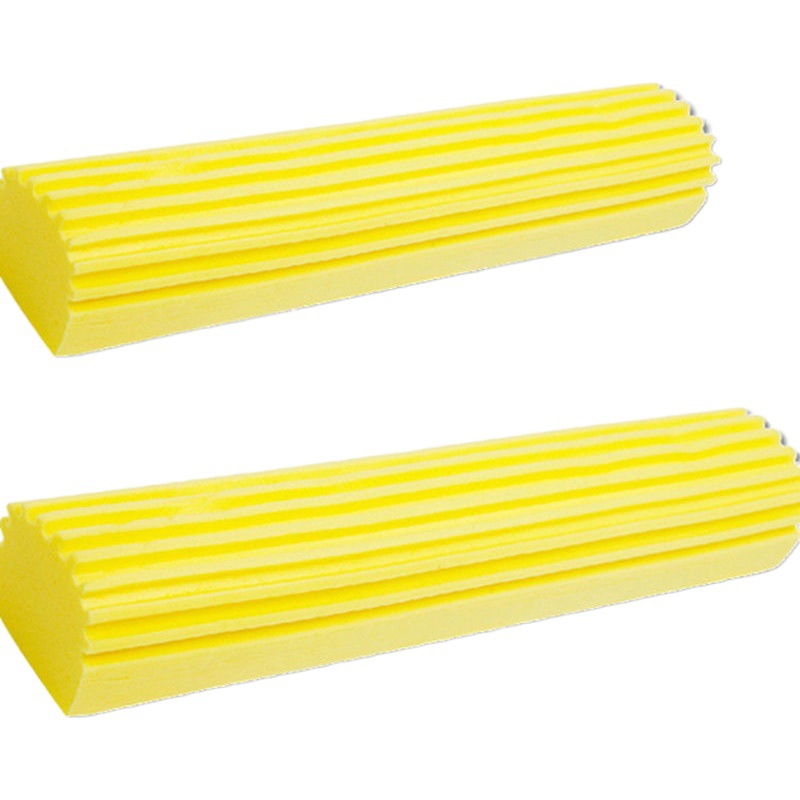 Folding rubber cotton mop head mop head household absorbent sponge replacement mop sponge head universal 28cm