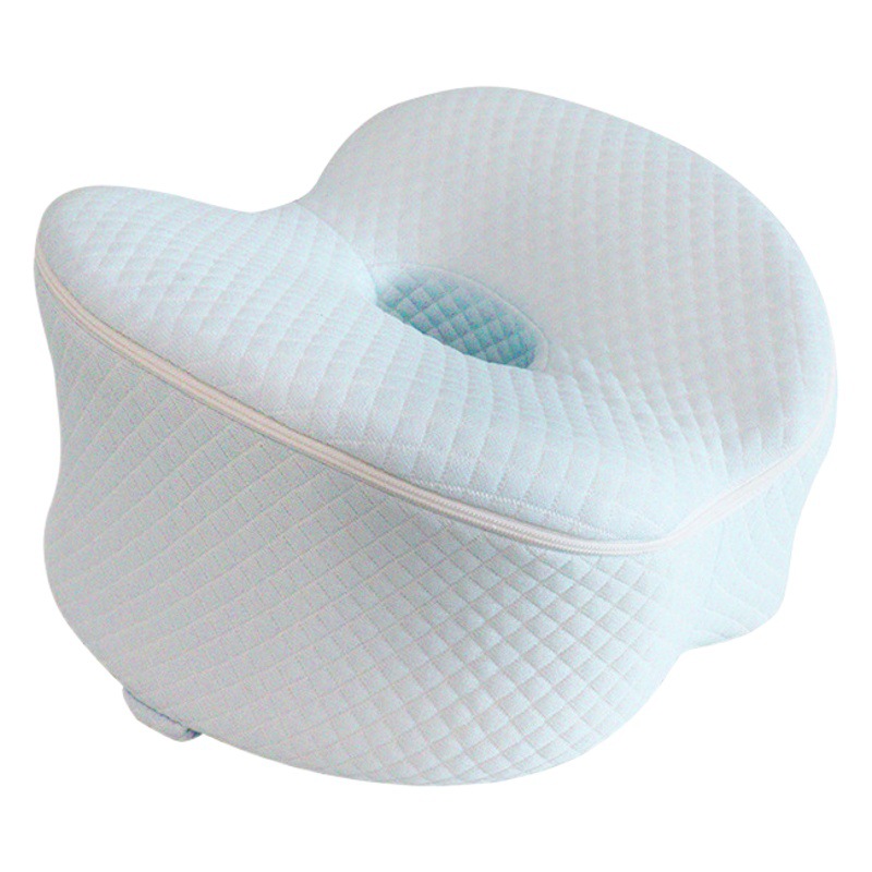 Picture of Cross-border leg pillow slow rebound memory cotton breathable knee pillow apple-shaped side sleep leg pillow support clip leg pillow wholesale