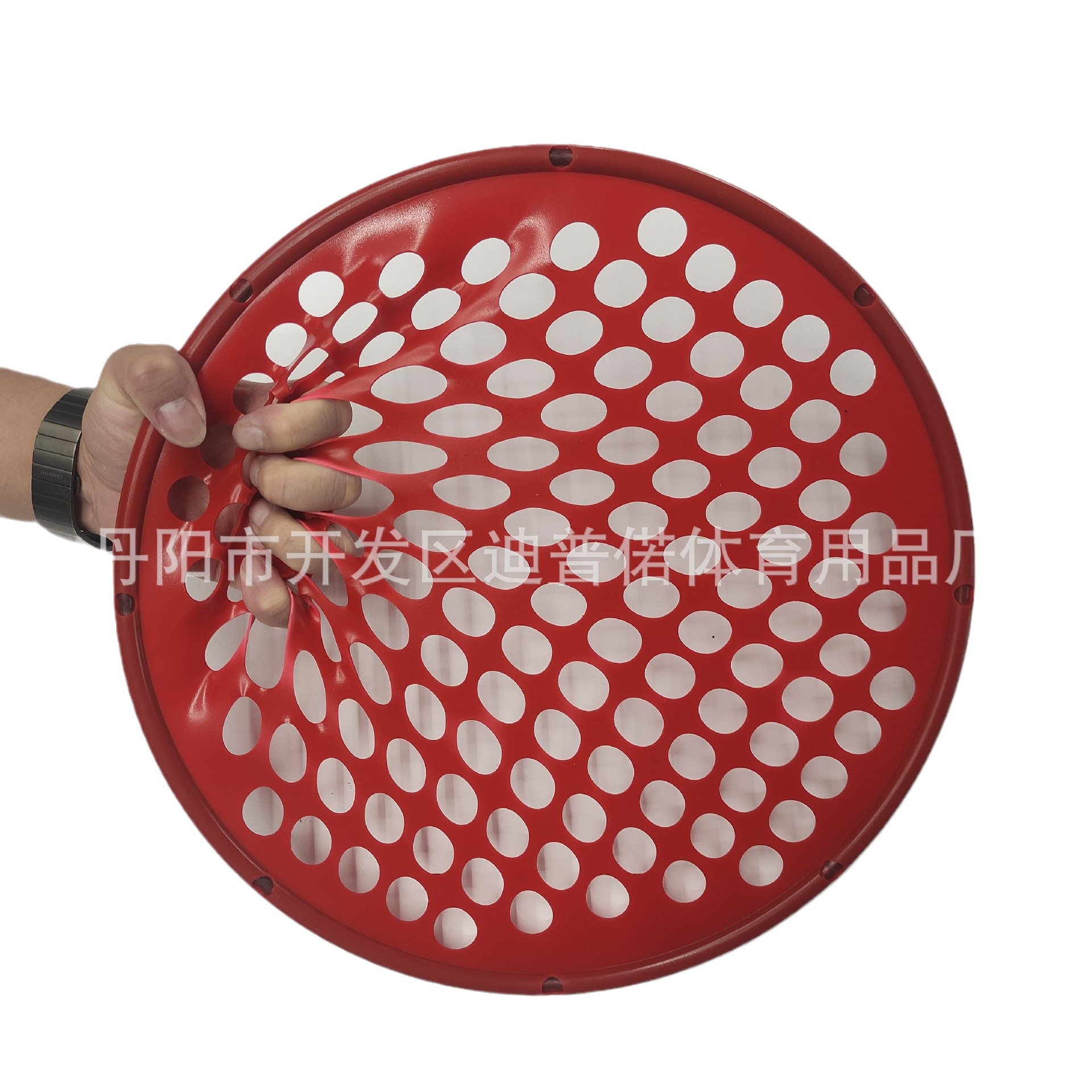 Powerweb 14inch Round Hole Forearm Gripper Silicone Rehabilitation Training Net Exercise Arm Tension Gripper