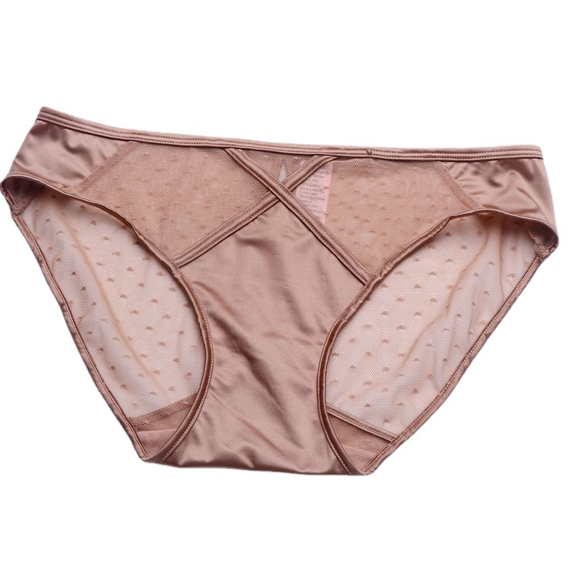 741 European and American Satin Lace Underwear Women's Sexy Hollow Youth Fashion Girl's Hot Temptation Hip Briefs