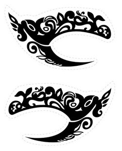 Picture of Smokey Eye Shadow Eyeliner Makeup Tattoo Sticker Suitable for Daily Parties Temporary Tattoos Can Be Used for 3-5 Days