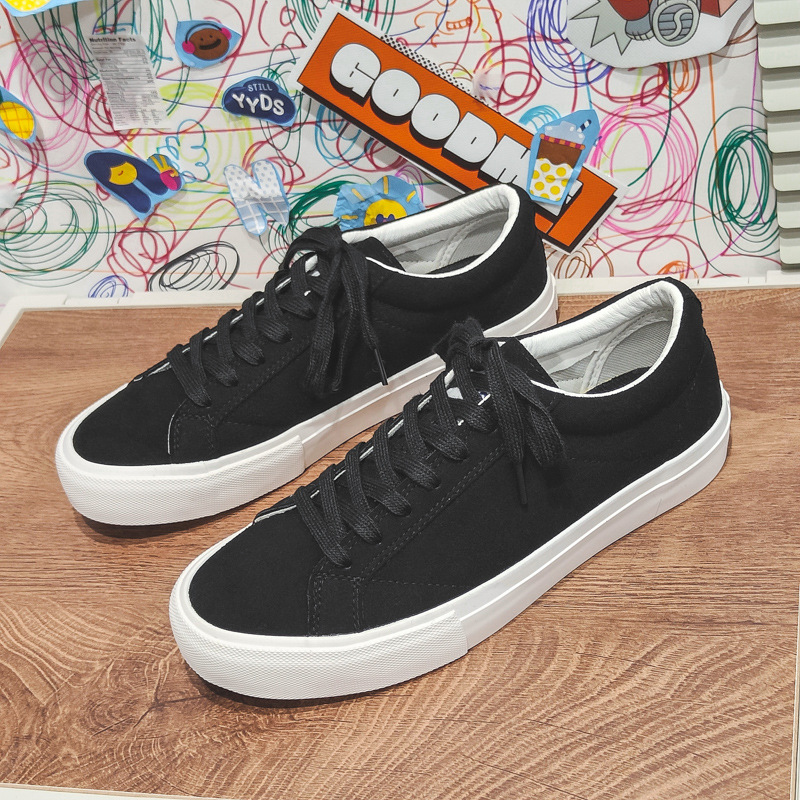 Spring 2025 New Low-top Shoes Skate Shoes All-match Canvas Shoes Men's Trendy Casual Men's Shoes Cross-border Wholesale plus size