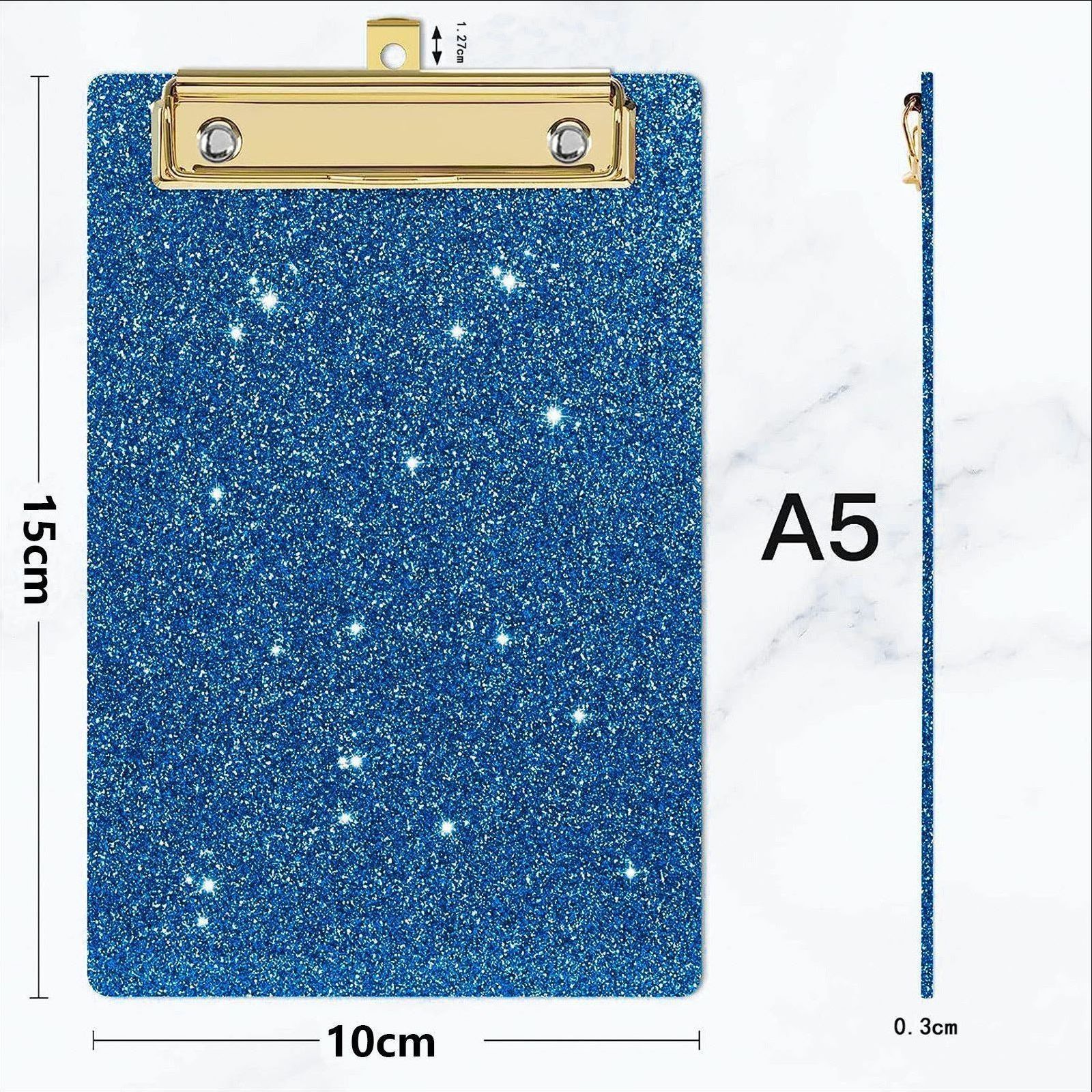 Picture of Glitter acrylic office file splint student supplies meeting record Doctor Nurse writing board pad