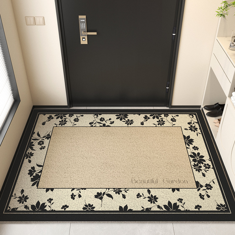 Picture of Advanced Feeling Silk Ring Floor Mat Door Mat Door Mat Door Mat Door Entrance Mat Shoe Changing Area Non-slip Foot Mat Can be Cut
