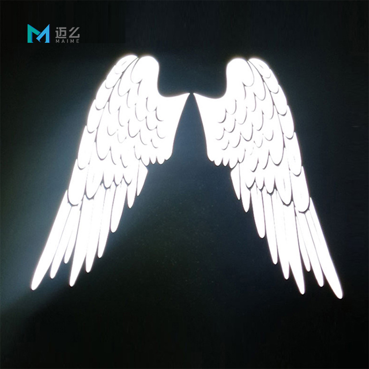 Picture of Reflective material reflective gray colorful reflective thermal transfer lettering film silver gray for clothing printing reflective