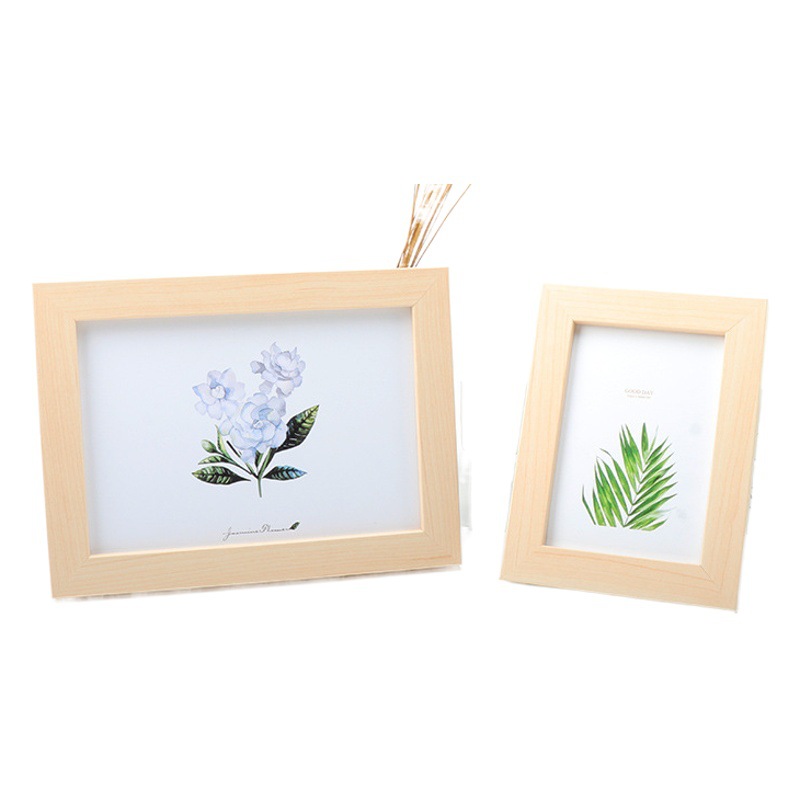 Picture of Large Size Wooden Photo Frame Table Wholesale 567 Inch 8inch 10inch Framed Picture Frame Retro A4A3 Wall Hanging Photo Wall
