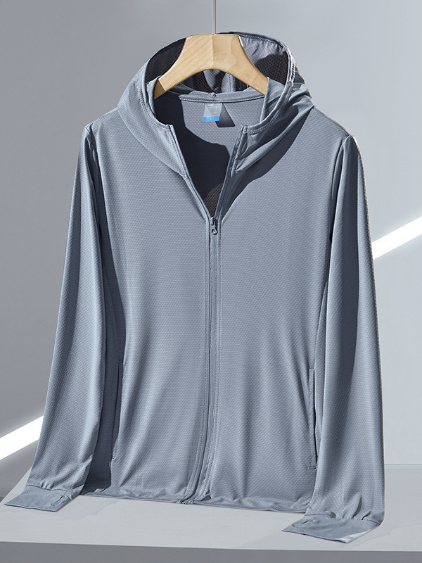 Picture of Ultra-Thin Ice Silk Sun Protection Clothing for Men and Women, Men's Summer Anti-Uv Breathable Jacket, Outdoor Fishing Sun Protection Clothing