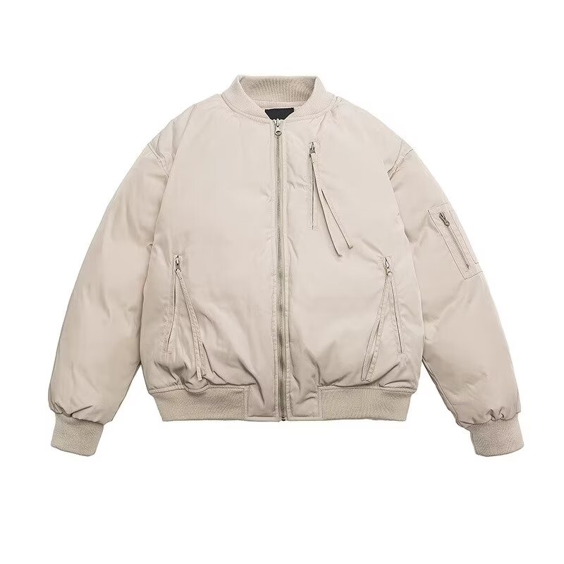 Cross-border American Retro Multi-pocket Functional Aviator Jacket Women's Trendy Brand Spring and Autumn Baseball Suit Loose Motorcycle Pure