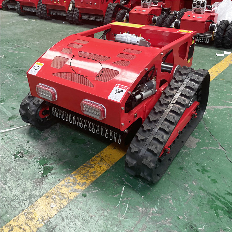 Factory Delivery small remote control mower track type export American intelligent remote control mower wooden box delivery