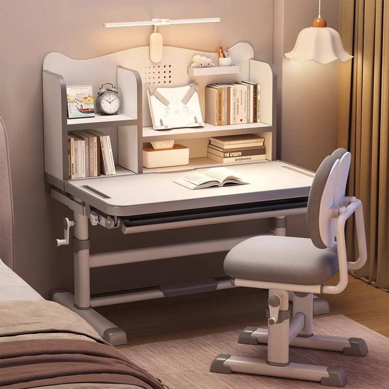 Children's Study Table Primary School Students' Home Writing Desk Children's Homework Special Table Liftable Table and Chair suit