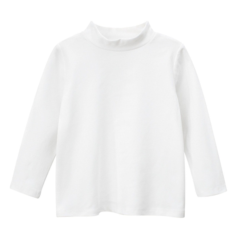27kids brand children's clothing children's bottoming shirt semi-high collar spring and autumn baby clothes long sleeve T-shirt a generation of hair